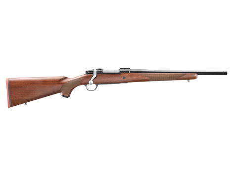 Ruger 67102 Hawkeye Hunter 243 Win 4+1 16.60" Satin Blued Threaded Barrel, Satin Blued Steel Receiver w/Integral Scope Mount, American Walnut Fixed Stock, Right Hand