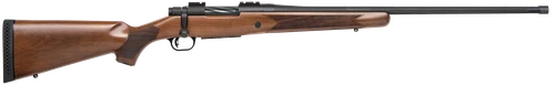 Mossberg 28236 Patriot  Full Size 6.5 PRC 4+1 24" Matte Blued Fluted Threaded Barrel, Drilled & Tapped Matte Blued Stainless Steel Receiver, Walnut Fixed Stock                                         