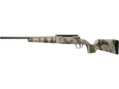 Savage Arms 32308 Axis 2 Pro Compact 223 Rem 4+1 20" Gun Metal Bronze Cerakote Heavy Threaded Barrel & Picatinny Rail Carbon Steel Receiver, Fixed Woodland Camo Synthetic Stock, Left Hand