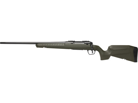Savage Arms 32079 Axis 2 25-06 Rem 4+1 22" Matte Black Sporter Barrel, Matte Black Drilled & Tapped Steel Receiver, Fixed Green Synthetic Stock, Left Hand