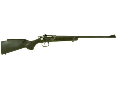 Crickett KSA2240 Youth 22 LR 1rd 16.12" Blued Barrel & Receiver, Fixed Front/Adjustable Rear Peep Sights, Black Synthetic Stock w/11.5" LOP, Rebounding Firing Pin Safety
