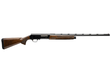 Browning 0118006004 A5 Hunter 20 Gauge Semi-Auto 3" 4, 2 3/4" Shells 28" High Gloss Blued Vent Rib Barrel, Gloss Black Anodized Aluminum Receiver, Adjustable LOP & Shim Gloss Turkish Walnut Wood Stock