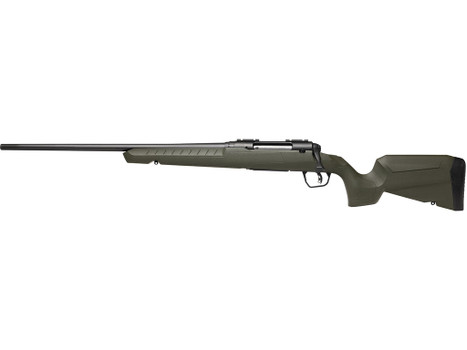 Savage Arms 32131 Axis 2 Compact 308 Win 4+1 20" Matte Black Heavy Sporter Barrel, Matte Black Drilled & Tapped Carbon Steel Receiver, Fixed OD Green Synthetic Stock, Left Hand