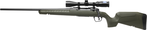 Savage Arms 32184 Axis 2 XP Combo Full Size 243 Win 4+1 22" Black Sporter Barrel, Black Carbon Steel Receiver Drilled & Tapped, OD Green Fixed Synthetic Stock, Weaver 3-9x40mm Scope, Left Hand        