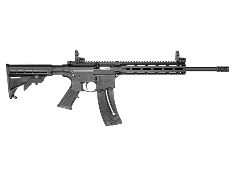 Smith & Wesson 10208 M&P15 Sport 22 LR 25+1 16.50" Matte Black Carbon Steel Barrel & Picatinny Rail Aluminum Receiver, 10" Magpul M-LOK Handguard, 6 Position CAR Black Synthetic Stock, Black Polymer G