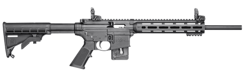 Smith & Wesson 10207 M&P15 *State Compliant 22 LR 10+1 16.50" Matte Black Steel Barrel & Picatinny Rail Aluminum Receiver, 10" Magpul M-LOK Handguard, Fixed Black Synthetic Stock, Black Polymer Grip, 