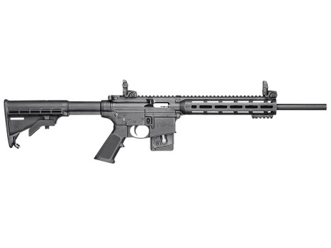 Smith & Wesson 10207 M&P15 *State Compliant 22 LR 10+1 16.50" Matte Black Steel Barrel & Picatinny Rail Aluminum Receiver, 10" Magpul M-LOK Handguard, Fixed Black Synthetic Stock, Black Polymer Grip