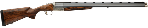 Charles Daly 930.354 CD Triple Crown Empire Grade Full Size 20/28 Gauge Break Open 3+1 26" Blued Chrome Lined Vent Rib Barrel, Silver Engraved Steel Receiver, Fixed Oiled Walnut Stock                 