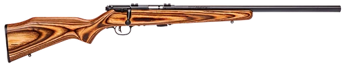 Savage Arms 25700 Mark II BV Full Size 22 LR 5+1 21" Matte Black Heavy Button Rifled Barrel, Matte Black Drilled & Tapped Carbon Steel Receiver, Satin Brown Fixed Laminate Stock, Right Hand           