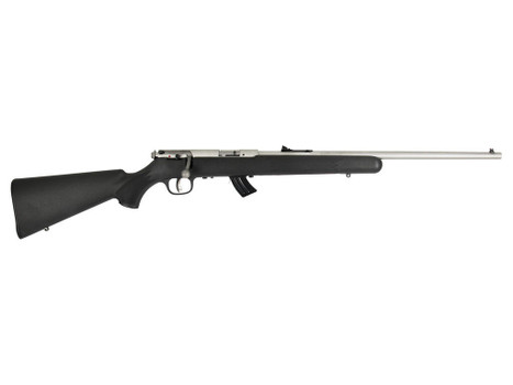 Savage Arms 24700 Mark II FSS Full Size 22 LR 10+1 21" Matte Button Rifled Barrel, Matte Stainless Steel Receiver, Matte Black Fixed Synthetic Stock, Right Hand