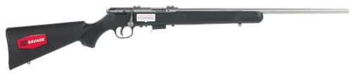 Savage Arms 96712 93R17 FSS Full Size 17 HMR 5+1 21" Matte Button Rifled Barrel, Matte Drilled & Tapped Stainless Steel Receiver, Matte Black Fixed Synthetic Stock, Right Hand                         