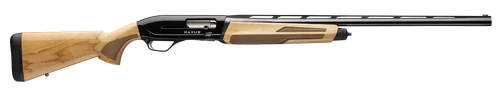 Browning 011778205 Maxus II Hunter Full Size 12 Gauge Semi-Auto 3" 4+1 26" Matte Blued Vent Rib Barrel, Matte Black Aluminum Receiver, Adjustable Shim Gloss AAAA Maple Wood Stock                      