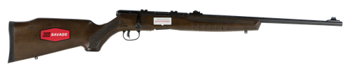 Savage Arms 70210 B Series G Full Size 22 LR 10+1 21" Matte Black Sporter Barrel, Matte Black Drilled & Tapped Carbon Steel Receiver, Satin Walnut Fixed Stock, Right Hand                              