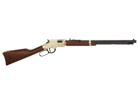 Henry H004V Golden Boy 17 HMR 12+1 20" Octagon Barrel Brasslite American Walnut Right Hand