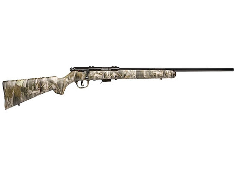Savage Arms 96711 93R17 Camo Full Size 17 HMR 5+1 21" Matte Black Button Rifled Barrel, Matte Black Drilled & Tapped Carbon Steel Receiver, Next G-1 Fixed Synthetic Stock, Right Hand