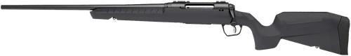 Savage Arms 32142 Axis 2 Compact 243 Win  4+1 20" Matte Black Heavy Sporter Barrel, Matte Black Drilled & Tapped Carbon Steel Receiver, Fixed Matte Gray Synthetic Stock, Left Hand                     