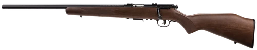 Savage Arms 96717 93R17 GLV Full Size 17 HMR 5+1 21" Matte Black Heavy Varmint Barrel, Matte Black Drilled & Tapped Carbon Steel Receiver, Satin Hardwood Fixed Stock, Left Hand                        