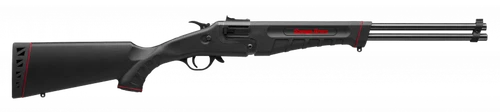 Savage Arms 22440 42 Takedown Full Size 22 LR/410 Gauge 1rd 20" Satin Black Sporter Barrel Satin Black Carbon Steel Receiver Matte Black Fixed Synthetic Stock Ambidextrous                             
