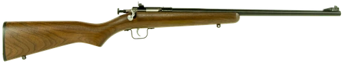 Crickett KSA2238 Youth  22 LR 1rd 16.12" Blued Barrel & Receiver, Fixed Front/Adjustable Rear Peep Sights, Walnut Stock w/11.5" LOP, Rebounding Firing Pin Safety                                       