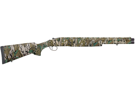 Mossberg 75485 Silver Reserve Eventide Turkey Over/Under 12 Gauge 3.5" 2rd 20", Mossy Oak Greenleaf, Synthetic Furniture, Fiber Optic Sight, Ext. Turkey Choke