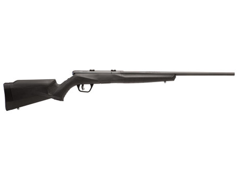 Savage Arms 70540 B Series F Full Size 22 WMR 10+1 21" Matte Black Button Rifled Barrel, Matte Black Drilled & Tapped Carbon Steel Receiver, Matte Black Fixed Synthetic Stock, Left Hand