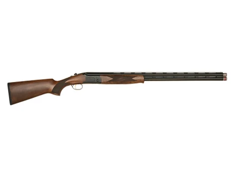 Mossberg 75473 Gold Reserve Full Size 12 Gauge Break Open 3" 2rd 30" Blue Polished Over/Under Vent Rib Barrel, Black Polished Engraved Stainless Steel Receiver, Fixed Black Walnut Stock, Right Hand