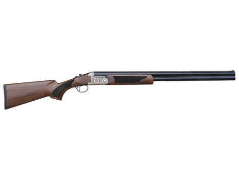 Pointer KAR41026Y Acrius Youth 410 Gauge Break Open 3" 2rd 26" Black Over/Under Vent Rib Barrel, Nickel Steel Laser Etched Receiver, Fixed Turkish Walnut Stock, Ambidextrous