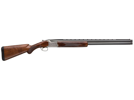 Browning 018142304 Citori White Lightning 12 Gauge with 28" Polished Blued Barrel, 3" Chamber, 2rd Capacity, Silver Nitride Metal Finish & Gloss Oil Black Walnut Stock Right Hand (Full Size)