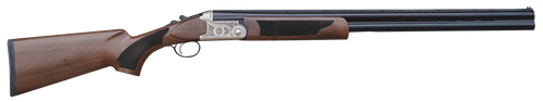 Pointer KAR1228 Acrius  Full Size 12 Gauge Break Open 3" 2rd 28" Black Over/Under Vent Rib Barrel, Nickel Steel Laser Etched Receiver, Fixed Turkish Walnut Stock, Ambidextrous                         