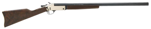Henry H015B20 Single Shot  20 Gauge with 26" Blued Barrel, 3" Chamber, 1rd Capacity, Polished Brass Metal Finish & American Walnut Stock Right Hand (Full Size)                                         