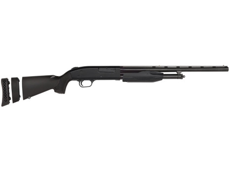 Mossberg 50485 510 Super Bantam Youth 20 Gauge 3" 3+1 18.50" Vent Rib Barrel, Dual Extractors, EZ-Reach Forend, Blued Metal Finish, Synthetic Stock w/Adjustable LOP Spacer, Includes Accu-Set Chokes