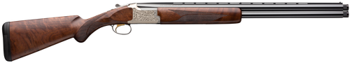 Browning 018163304 Citori Feather Lightning 12 Gauge 28" Barrel 3" 2rd, Blued Steel Barrel, Satin Nickel Finished Engraved Alloy Receiver,  American Black Walnut Stock With Lightening Style Grip      