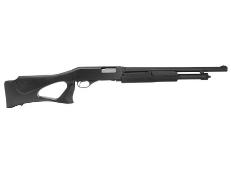 Stevens 23246 320 Security 12 Gauge 3" 5+1 18.50" Matte Black Chrome Lined Barrel, Fixed Thumbhole Stock, Bead Sight