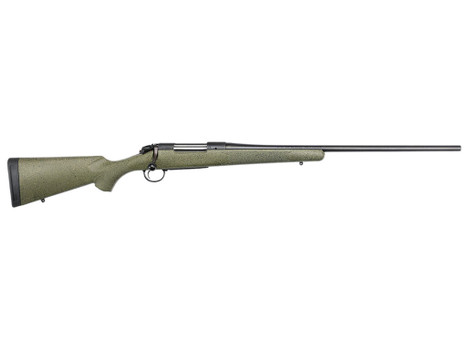 Bergara Rifles B14LM1013C B-14 Hunter 7mm PRC 3+1, 22" Graphite Black Cerakote #4 Tapered Steel Barrel, Graphite Black Cerakote Steel Receiver, Green Speckled Fixed w/SoftTouch Synthetic Stock