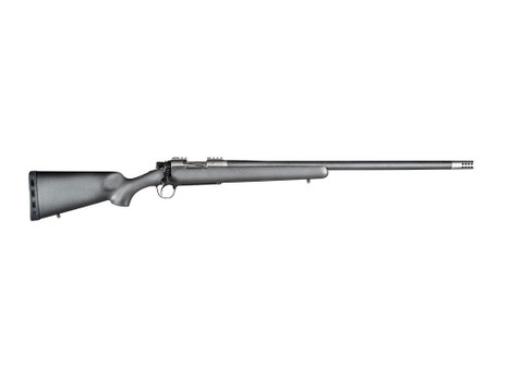 Christensen Arms 8010800700 Summit TI Full Size 6.8 Western 3+1, 24" Natural Titanium Steel Threaded Barrel, Natural Titanium Aluminum Receiver, Natural Carbon Fiber Fixed Sporter Stock