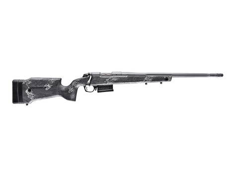 Bergara Rifles B14S754 B-14 Crest 22-250 Rem 5+1 20" Sniper Gray Cerakote #5 Contour Threaded Barrel, Sniper Gray Cerakote Steel Receiver, Black & Gray Sponge Fixed Carbon Fiber Stock