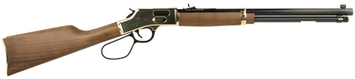 Henry H006GMLL Side Gate  357 Mag/38 Special 10+1 20" Blued Octagon Barrel, Polished Brass Rec, American Walnut Stock, Adj. Sight, Large Loop Lever                                                     