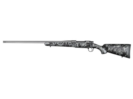 Christensen Arms 8010111300 Mesa FFT 7mm Rem Mag 3+1 22" Threaded Barrel, Tungsten Gray Cerakote, Black with Gray Webbing Stock, Left Hand