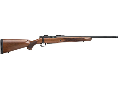 Mossberg 28176 Patriot Full Size 400 Legend 4+1 20" Matte Blued Threaded Barrel, Matte Blued Drilled & Tapped Stainless Steel Receiver, Fixed Walnut Stock, Right Hand