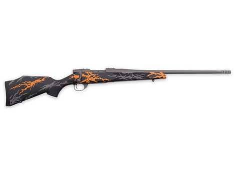 Weatherby VYH308NR2B Vanguard Compact Hunter 308 Win 5+1 20", Tungsten Gray Barrel/Rec, Black w/Gray & Orange Sponge Accents Monte Carlo Stock, Accubrake Muzzle Brake