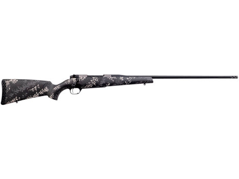 Weatherby MBT20N65CMR4B Mark V Backcountry 2.0 Ti 6.5 Creedmoor 4+1 22" Barrel, Graphite Black Cerakote Metal Finish, Black with Gray/White Sponge Accents Peak 44 Blacktooth Carbon Fiber Stock