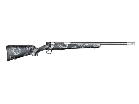 Christensen Arms 8010631300 Ridgeline FFT 6.8 Western 3+1 20" Carbon Fiber/Threaded Barrel, Stainless Steel, Black with Gray Accents Stock