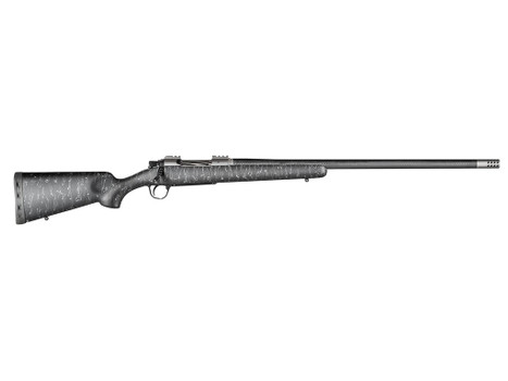 Christensen Arms CA10268315331 Summit TI Full Size 7mm Rem Mag 3+1, 26" Natural Titanium Steel Threaded Barrel, Natural Titanium Aluminum Receiver, Black w/Gray Webbing Fixed Sporter Stock