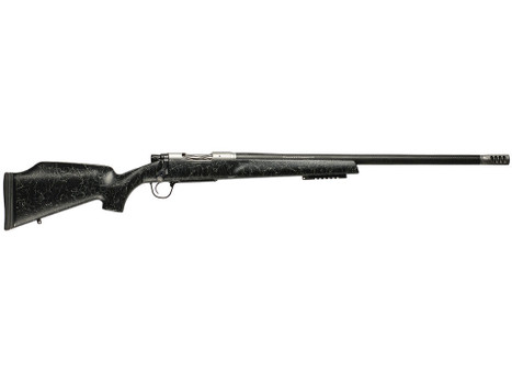 Christensen Arms 8011001700 Traverse 300 Win Mag 3+1 26" Threaded Barrel, Natural Stainless, Black with Gray Webbing Stock