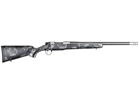 Christensen Arms 8010631800 Ridgeline FFT Full Size 7mm PRC 3+1 22" Carbon Fiber Steel Threaded Barrel, Stainless Aluminum Receiver, Black w/Gray Accents Fixed Sporter w/Flash Forged Technology Stock