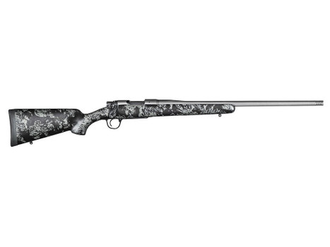 Christensen Arms 8010107400 Mesa FFT 6.5 PRC 4+1 20" Threaded Barrel, Tungsten Gray Cerakote, Black with Gray Webbing Stock