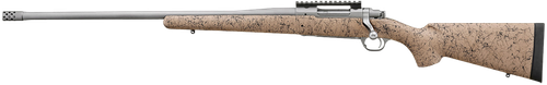 Ruger 57163 Hawkeye FTW Hunter Full Size 6.5 PRC 4+1 24" Matte Stainless Threaded Barrel, Picatinny Rail Stainless Steel Receiver, Speckled Tan/Black HS Precision Synthetic Stock, Left Hand           