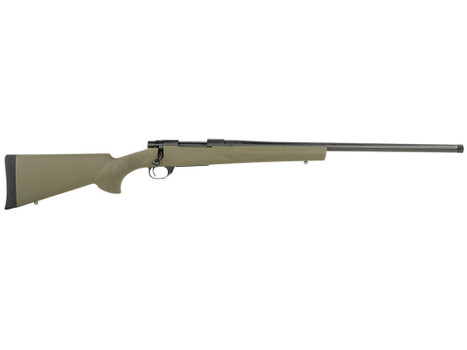 Howa HGR72503 1500 Hogue 6.5 Creedmoor 4+1 24" Blued Heavy Barrel, Blued Steel Receiver, Green Hogue OverMolded Synthetic Stock
