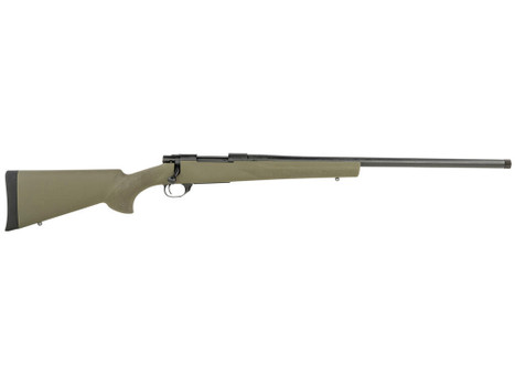 Howa HGR72503 1500 Hogue 6.5 Creedmoor 4+1 24" Blued Heavy Barrel, Blued Steel Receiver, Green Hogue OverMolded Synthetic Stock