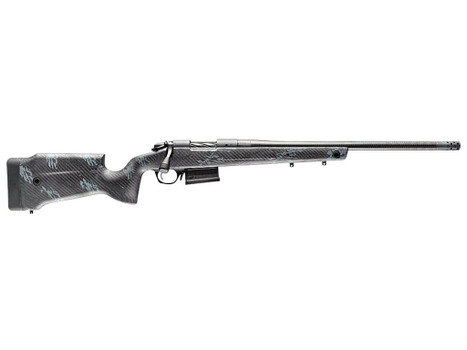 Bergara Rifles B14S752CF B-14 Crest 6.5 Creedmoor 5+1 20" Sniper Gray Cerakote #5 Contour Threaded Barrel, Sniper Gray Cerakote Steel Receiver, Black & Gray Sponge Fixed Carbon Fiber Stock